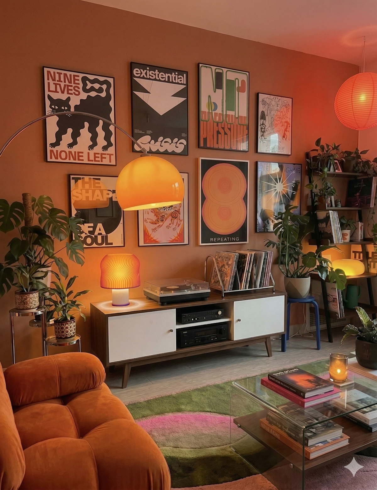 Déco rétro 70s : comment recréer l'ambiance avec une lampe champignon