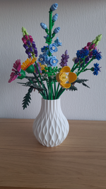 Vase fleurs en briques  — Décoration modulable