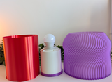 Lava — Lampe translucente Violet / Rouge Collection My Sweet Elsye