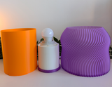 Lava — Lampe translucente Violet / Orange Collection My Sweet Elsye