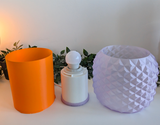 Opale — Lampe translucente Lavande / Orange Collection My Sweet Elsye