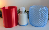 Kyoto  — Lampe translucente Bleu Ciel / Rouge Collection My Sweet Elsye