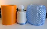 Kyoto — Lampe translucente Bleu Ciel / Orange Collection My Sweet Elsye