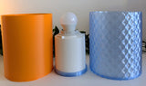 Velvet  — Lampe translucente Bleu Ciel / Orange Collection My Sweet Elsye