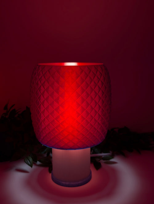 Kyoto  — Lampe translucente Bleu Ciel / Rouge Collection My Sweet Elsye