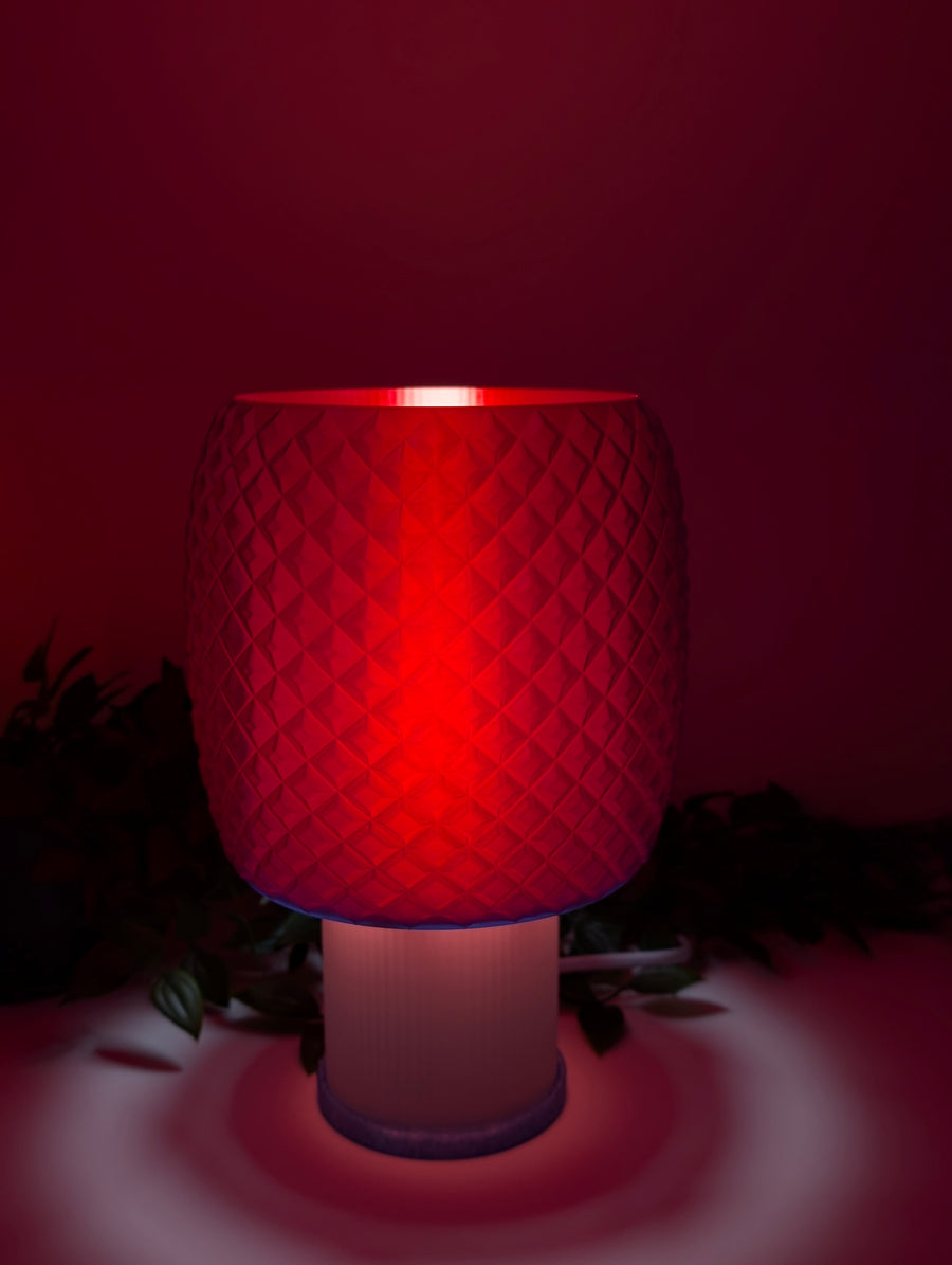 Kyoto  — Lampe translucente Bleu Ciel / Rouge Collection My Sweet Elsye