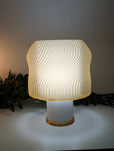 Lava — Lampe translucente Crème / Blanc — Édition Or Collection My Sweet Elsye