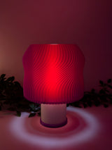Lava — Lampe translucente Violet / Rouge Collection My Sweet Elsye