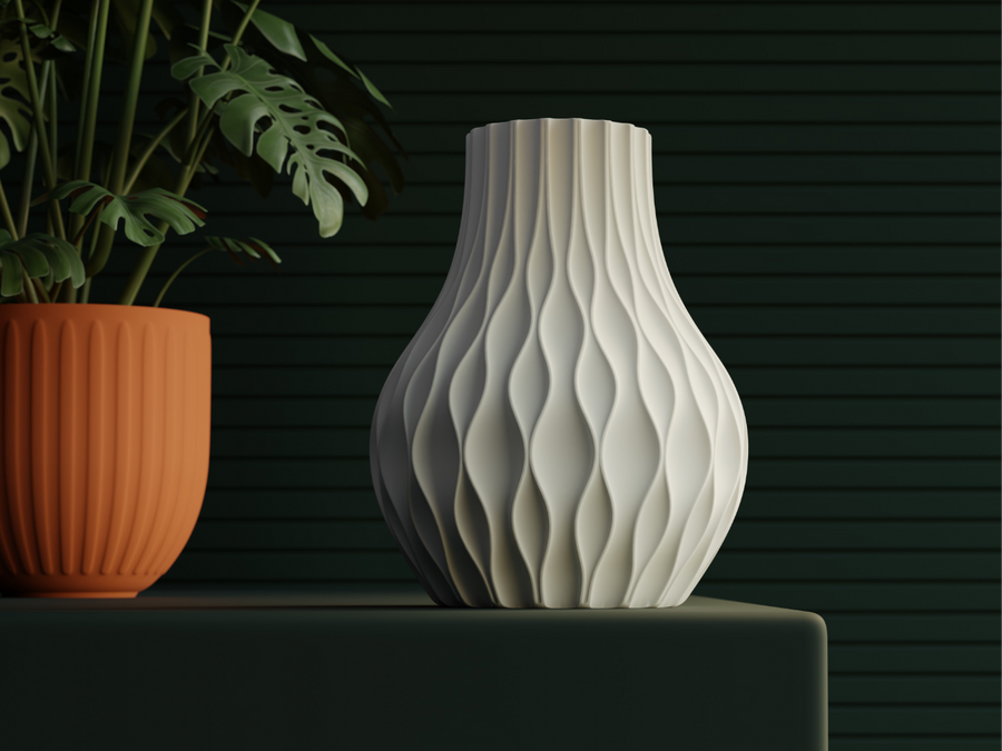 Vase fleurs en briques  — Décoration modulable